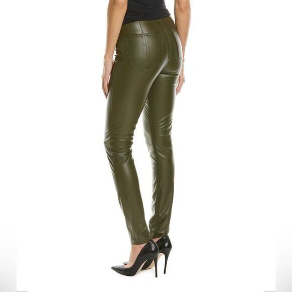 rag & bone Pants - Rag and Bone Nina Olive Faux Leather Pull On Skinny Pants - Size Med 🫶NWT🫶